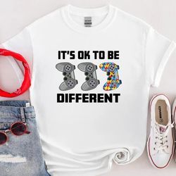 It's Ok To Be Different Autism Shirt, World Autism Awareness Day, Autism Awareness Shirt, Occupational Therapy - T187