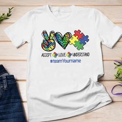 Personalized Autism Awareness Shirt for Mothers Day, Autism Mama Shirt, Gift For Autism, Mom of Autistic Child - T191