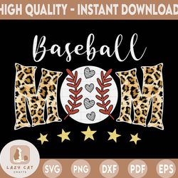 Ball Mom PNG Image, Baseball Softball Dad Design, Sublimation Designs Downloads, PNG File
