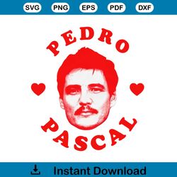 i heart pedro pascal sublimation i love pedro pascal movie png