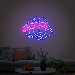 boxing neon sign custom size and color neon lights decor game room wall