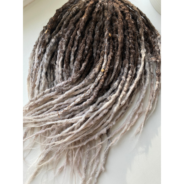 Texture dreads, Handmade brown dreads, Accessories for hair, - Inspire  Uplift
