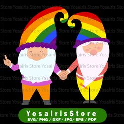 funny dwarfs svg, lgbt symbol svg for cricut, lgbt pride rights power homosexual lesbian love design silhouette,