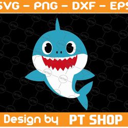 uncle shark svg, cricut cut files, shark family doo doo doo vector eps, silhouette dxf