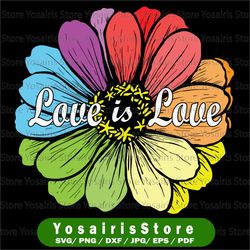 love is love svg, lgbt flower cut files, love quote cut file, lgbt cut file, gay love heart cut file, cricut,