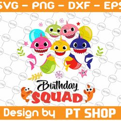 birthday shark svg, shark family doo doo svg, shark svg, cricut cut files, 1st birthday svg