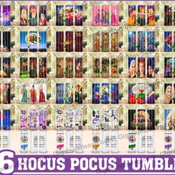 hocus pocus tumbler bundle, skinny tumbler 20oz design, hocus pocus sublimation, digital png