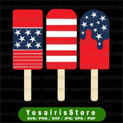 ice cream 4th july the independence day usa america flag png - sublimation design - digital design - sublimation