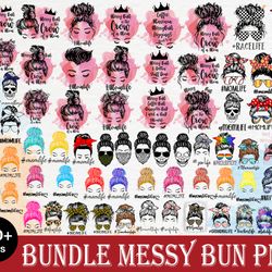 messy bun svg bundle , momlife svg ,mom life svg, mom skull svg, black woman svg,afro woman svg, messy bun png,usa mom