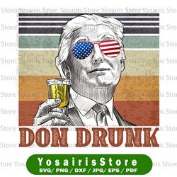 don drunk png, presidents drinking, american flag bandana, retro vintage summer 4th of july, usa independent day png,dig