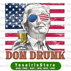 don drunk png, presidents drinking, american flag bandana, retro vintage summer 4th of july, usa independent day png,dig
