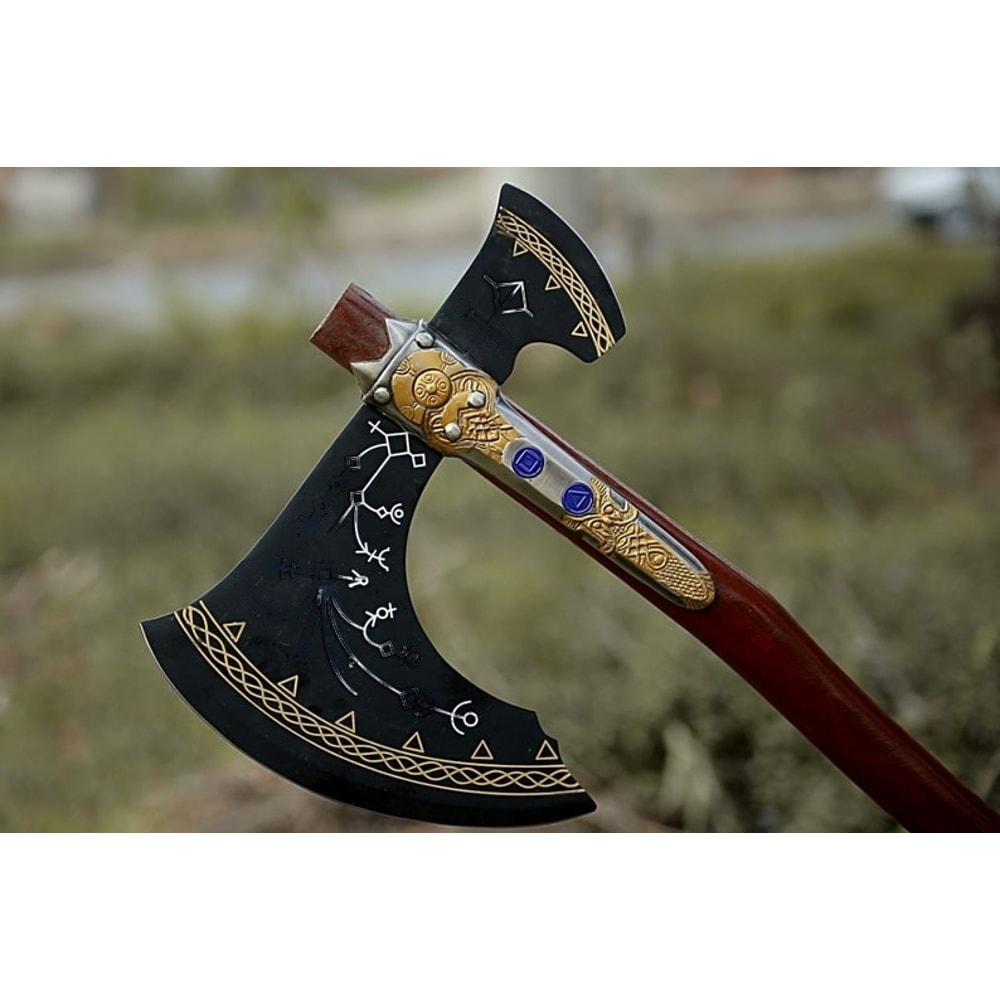 Legendary Viking Bearded Axe A Perfect Decorative Piece for Your Collection or Groomsman Gift 1jp