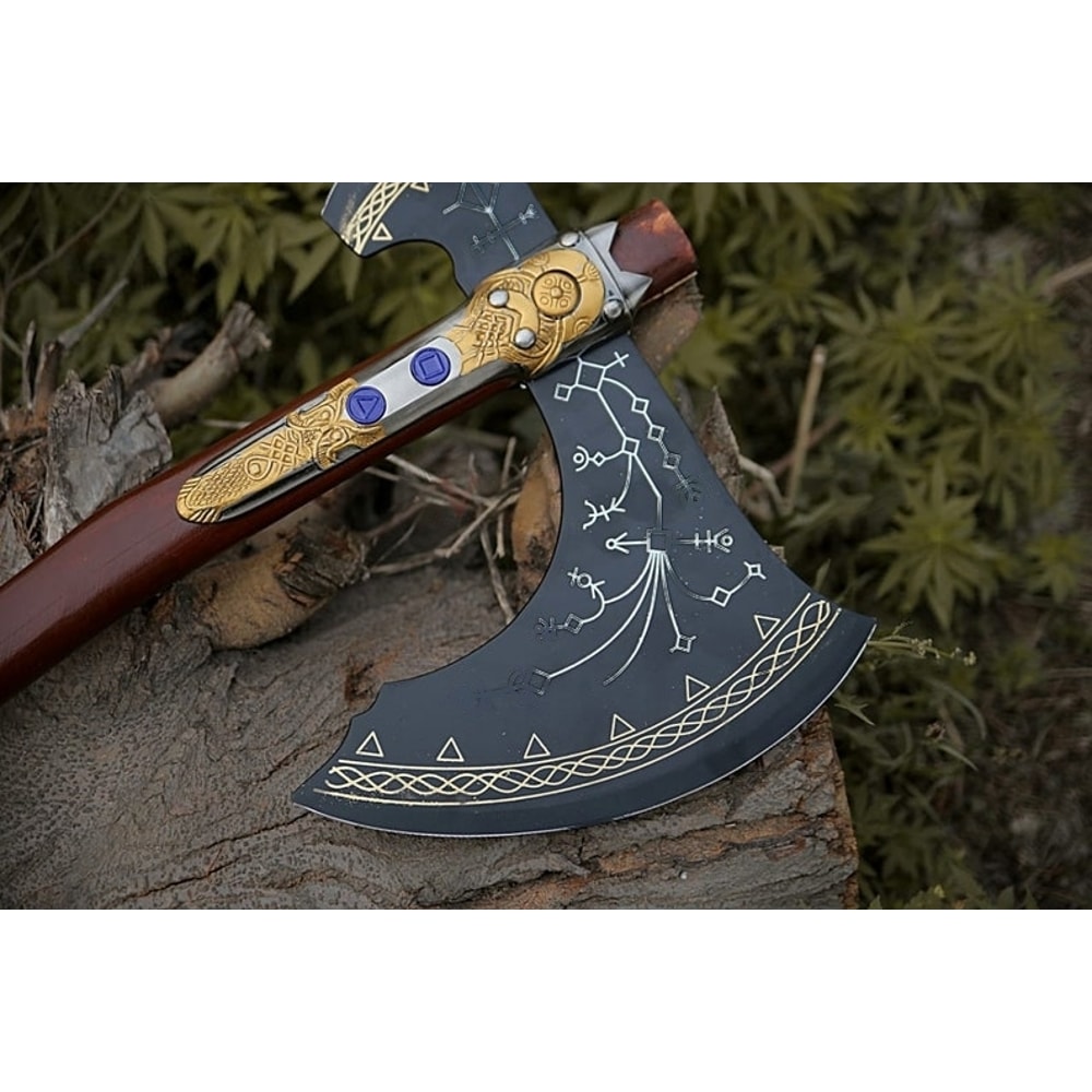 Legendary Viking Bearded Axe A Perfect Decorative Piece for Your Collection or Groomsman Gift 2jp