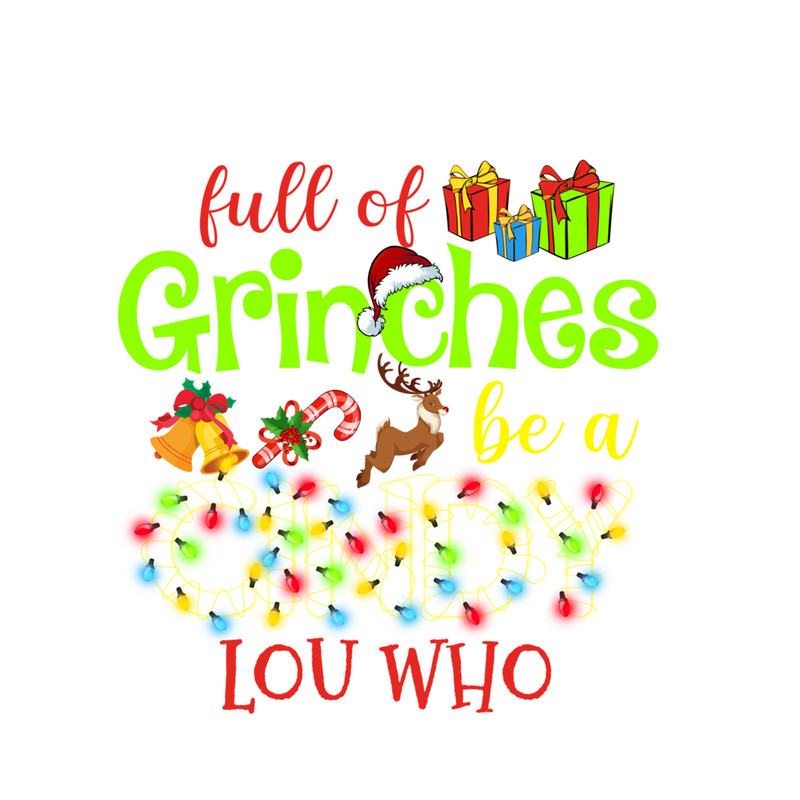 In A World Full Of Grinches Be A Cindy Lou Who T-shirt Xmas Long Sleeve T-Shirt.png