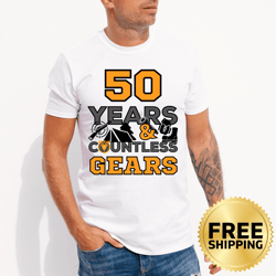 50 years and countless gears hunting dad t-shirt - dad birthday shirt, father's day gift, hunter shirt, hunting lover