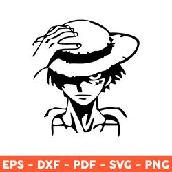 luffy hat svg, straw hat svg, monkey d luffy svg, anime character svg, luffy svg, anime svg, eps, png - download  file
