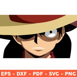 luffy svg, luffy smile svg, luffy one piece svg, monkey d luffy svg anime, anime svg, eps, png - download  file