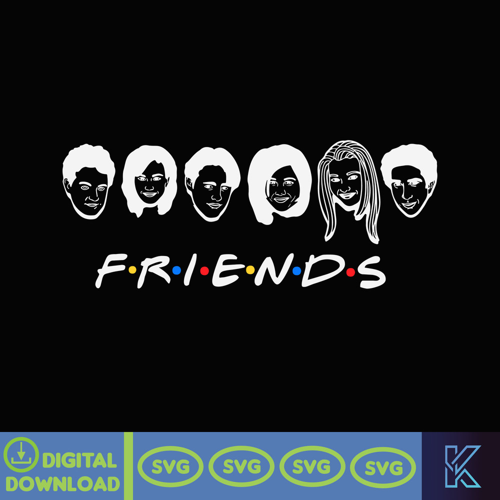 FRIENDS, Svg, Friends Tv Show Png, Friends Clipart, Friends Pdf, Svg files for cricut, Digital Instant Download (188).jpg