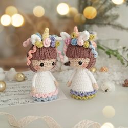 unicorn crochet doll pattern, crochet amigurumi unicorn, unicorn doll pattern, amigurumi unicorn doll