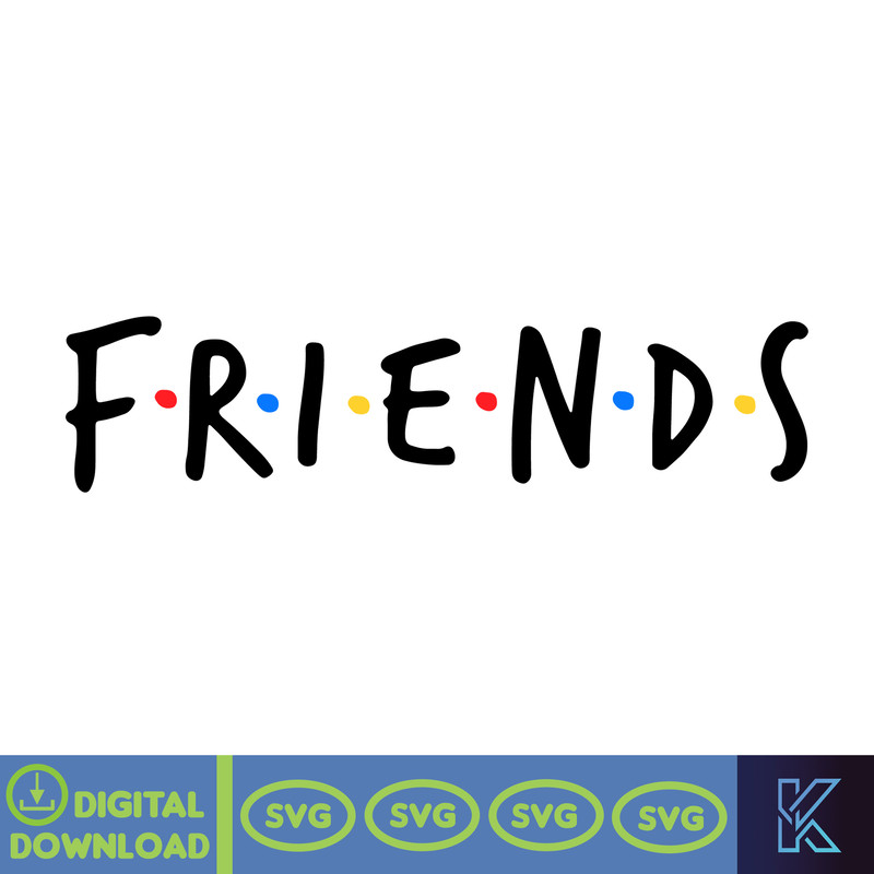 FRIENDS, Svg, Friends Tv Show Png, Friends Clipart, Friends Pdf, Svg files for cricut, Digital Instant Download (202).jpg