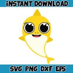 baby shark svg, baby shark birthday svg, baby shark, mommy shark svg (28)
