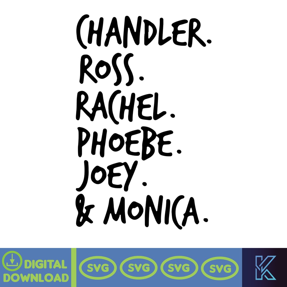 FRIENDS, Svg, Friends Tv Show Png, Friends Clipart, Friends Pdf, Svg files for cricut, Digital Instant Download (244).jpg
