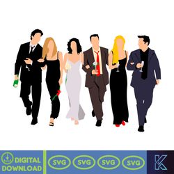 friends, svg, friends tv show png, friends clipart, friends pdf, svg files for cricut, digital instant download (3)
