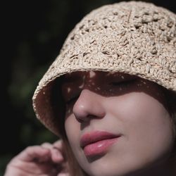 Crochet pattern raffia hat, sun hat pattern, bucket hat crochet pattern, panama hat video tutorial, video tutorial hat