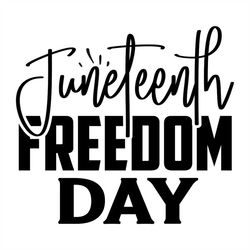 juneteenth freedom day silhouette svg