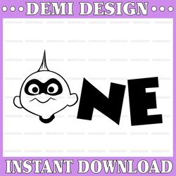 The Incredibles Birthday One, Disney svg, Disney Mickey and Minnie svg,Quotes files, svg file, Disney png file, Cricut,