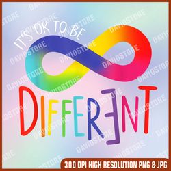 different png, autism awareness its ok to be different acceptance infinity, autism png, autism awareness png, autism day