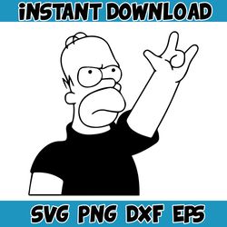 the simpsons svg - the simpsons birthday svg - the simpsons cut files (114)