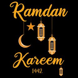 Ramdan Kareem 1442 SVG, Vintage American Whiskey Label SVG PNG