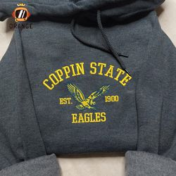 Coppin State Eagles Embroidered Sweatshirt, NCAA Embroidered Shirt, Embroidered Hoodie, Unisex T-Shirt