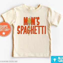 Mom's Spaghetti Natural Shirt, Funny Rap Inspired Bodysuit
