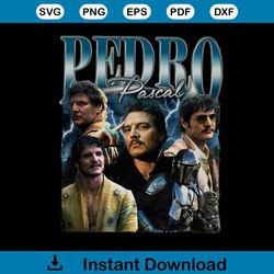 pedro pascal png pedro pascal 90s vintage sublimation