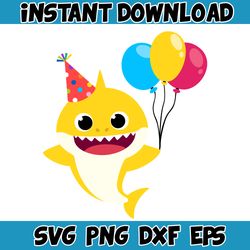 baby shark svg, baby shark birthday svg, baby shark, mommy shark svg (14)
