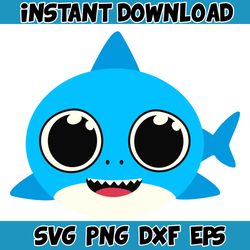 baby shark svg, baby shark birthday svg, baby shark, mommy shark svg (36)