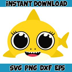 baby shark svg, baby shark birthday svg, baby shark, mommy shark svg (37)