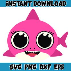 baby shark svg, baby shark birthday svg, baby shark, mommy shark svg (44)