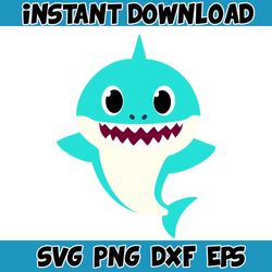 baby shark svg, baby shark birthday svg, baby shark, mommy shark svg (66)