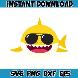 baby shark svg, baby shark birthday svg, baby shark, mommy shark svg (88)