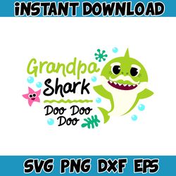 baby shark svg, baby shark birthday svg, baby shark, mommy shark svg (9)
