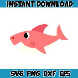 baby shark svg, baby shark birthday svg, baby shark, mommy shark svg (96)