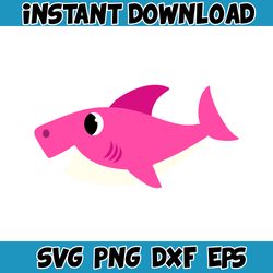 baby shark svg, baby shark birthday svg, baby shark, mommy shark svg (97)