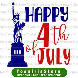 happy 4th of july svg, independence day svg, fourth of july svg, usa svg, america svg,4th of july png eps dxf jpg