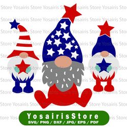 Gnomes svg, independence day svg, fourth of july svg, usa svg, america svg,4th of july png eps dxf jpg