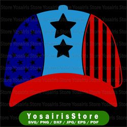 Trucker hat svg, independence day svg, fourth of july svg, usa svg, america svg,4th of july png eps dxf jpg