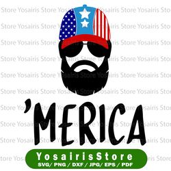 Merica svg, independence day svg, fourth of july svg, usa svg, america svg,4th of july png eps dxf jpg