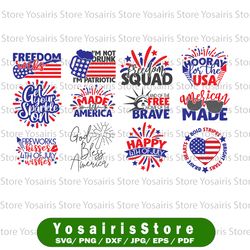 independence day svg, fourth of july svg, usa svg, america svg svg bundle 4th of july png